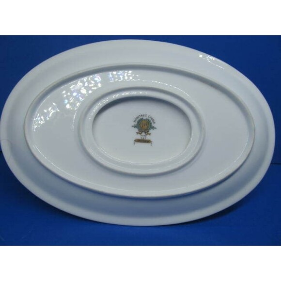 Noritake 587 Gramatan Gravy Boat With Attached Underplate In Very Good Condition - Picture 3 of 12